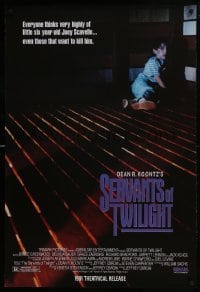 4z781 SERVANTS OF TWILIGHT 1sh 1991 The Antichrist, based on the novel by Dean R. Koontz!