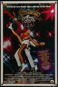 4z805 SKATETOWN USA 1sh 1979 the rock and roller disco movie of the year, great skating image!