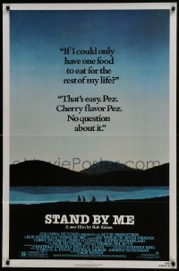 4z834 STAND BY ME 1sh 1986 Phoenix, Feldman, O'Connell, Wheaton, Sutherland, cherry Pez, rated!