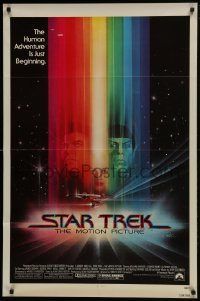4z835 STAR TREK 1sh 1979 Shatner, Nimoy, Khambatta and Enterprise by Peak!