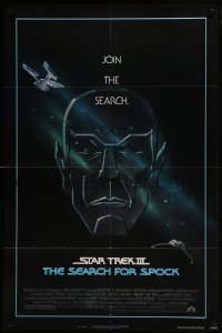4z838 STAR TREK III 1sh 1984 The Search for Spock, art of Leonard Nimoy by Huyssen & Huerta!