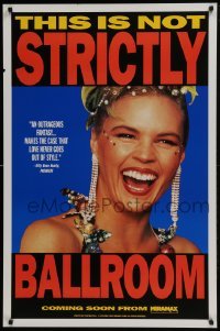 4z857 STRICTLY BALLROOM teaser 1sh 1992 cool close-up image of sexy Sonia Kruger as Tina Sparkle!