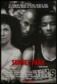 4z868 SUNSET PARK advance DS 1sh 1996 high school basketball, Rhea Perlman, Fredro Starr!
