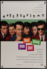 4z886 THAT THING YOU DO style A DS 1sh 1996 Tom Hanks directs & stars, Liv Tyler, Steve Zahn!