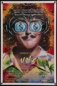 4z932 UHF 1sh 1989 Victoria Jackson, Michael Richards, great wacky Weird Al Yankovic image!