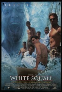 4z968 WHITE SQUALL DS 1sh 1996 directed by Ridley Scott, barechested sailor Jeff Bridges!