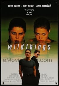 4z972 WILD THINGS DS 1sh 1998 Neve Campbell, Kevin Bacon, Matt Dillon, Denise Richards!