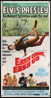 5a526 EASY COME, EASY GO 3sh 1967 scuba diver Elvis Presley looking for adventure & fun!