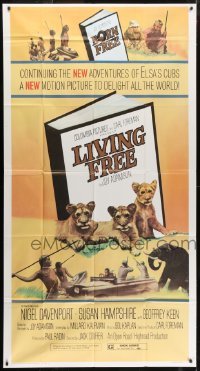 5a581 LIVING FREE 3sh 1972 written by Joy Adamson, Elsa the Lioness was Born Free!