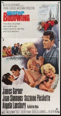 5a587 MISTER BUDDWING 3sh 1966 amnesiac James Garner can't remember the Woman Without a Face!