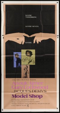 5a588 MODEL SHOP int'l 3sh 1969 directed by Jacques Demy, Anouk Aimee, Gary Lockwood!