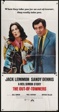 5a607 OUT-OF-TOWNERS 3sh 1970 Jack Lemmon, Sandy Dennis, written by Neil Simon!