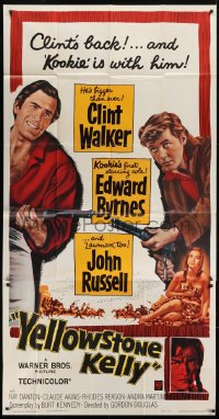 5a692 YELLOWSTONE KELLY 3sh 1959 Clint Walker in the title role, Edward 'Kookie' Byrnes!