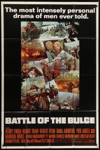 5a038 BATTLE OF THE BULGE 40x60 1966 completely different photo montage, never before auctioned!
