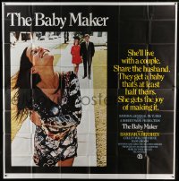 5a094 BABY MAKER int'l 6sh 1970 directed by James Bridges, surrogate mom Barbara Hershey!