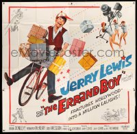5a109 ERRAND BOY 6sh 1962 screwball Jerry Lewis fractures Hollywood into a million laughs!