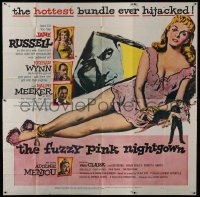 5a117 FUZZY PINK NIGHTGOWN 6sh 1957 super sexy Jane Russell is the hottest bundle ever hijacked!