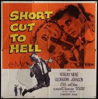 5a152 SHORT CUT TO HELL 6sh 1957 directed by James Cagney, from Graham Greene's novel!