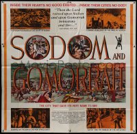 5a155 SODOM & GOMORRAH 6sh 1963 Robert Aldrich, Pier Angeli, different photographic scenes!