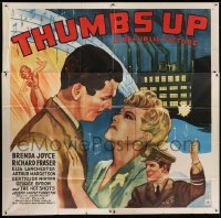 5a163 THUMBS UP 6sh 1943 American Brenda Joyce in England singing & working in WWII factory!