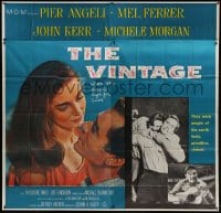 5a169 VINTAGE 6sh 1957 pretty Pier Angeli, Mel Ferrer, lusty, violent, primitive!