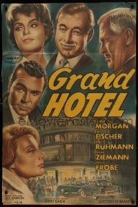 5a217 GRAND HOTEL Argentinean 1959 Menschen Im Hotel, Michele Morgan, loose German remake, rare!