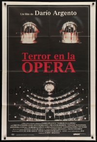 5a243 OPERA Argentinean 1988 written and directed by Dario Argento, cool creepy Casaro artwork!