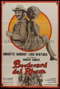 5a253 RUM RUNNERS Argentinean 1971 Boulevard du rhum, sexy Brigitte Bardot & Lino Ventura!