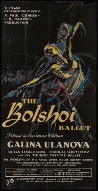 5a058 BOLSHOI BALLET English 3sh 1957 wonderful art of Russian dancers, directed by Paul Czinner!