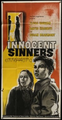 5a067 INNOCENT SINNERS English 3sh 1958 book by Rumer Godden, David Kossoff, Susan Beaumont!