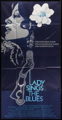 5a069 LADY SINGS THE BLUES English 3sh 1972 Diana Ross in her film debut as singer Billie Holiday!