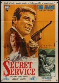 5a700 2nd BEST SECRET AGENT Italian 1p 1965 English James Bond spy spoof, Ezio Tarantelli art!