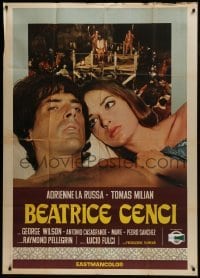 5a744 CONSPIRACY OF TORTURE Italian 1p 1973 Lucio Fulci, daughter wants to kill her father!