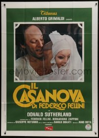 5a781 FELLINI'S CASANOVA Italian 1p 1976 Il Casanova di Federico Fellini, Donald Sutherland, Aumont