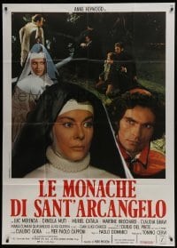 5a930 SISTERS OF SATAN Italian 1p 1973 close up of nun Anne Heywood, based on a true story!
