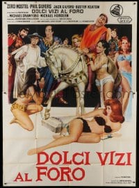 5a355 FUNNY THING HAPPENED ON THE WAY TO THE FORUM Italian 2p 1967 Zero Mostel, different montage!