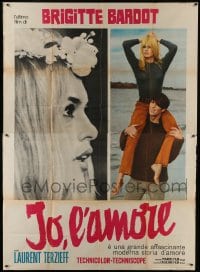 5a457 TWO WEEKS IN SEPTEMBER Italian 2p 1967 A Coeur Joie, sexy Brigitte Bardot in love, different!