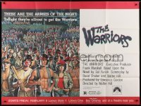 5a027 WARRIORS subway poster 1979 Walter Hill, Jarvis artwork of the armies of the night, rare!