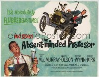 5b008 ABSENT-MINDED PROFESSOR TC R1967 Walt Disney, Flubber, Fred MacMurray in the title role!