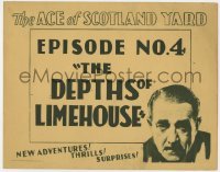 5b009 ACE OF SCOTLAND YARD chapter 4 TC 1929 detective Crauford Kent, Depths of Limehouse, rare!