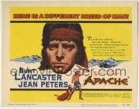 5b028 APACHE TC 1954 Native American Burt Lancaster & Jean Peters, directed by Robert Aldrich!