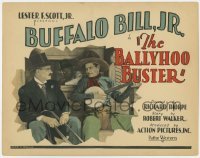 5b042 BALLYHOO BUSTER TC 1928 cowboy Jay Wilsey as Buffalo Bill Jr. playing banjo, ultra rare!