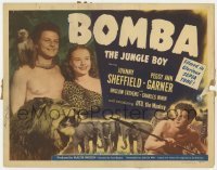 5b067 BOMBA THE JUNGLE BOY TC 1949 Johnny Sheffield, Peggy Ann Garner & Oto the monkey!