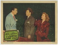 5b607 CORPSE CAME C.O.D. LC #3 1947 George Brent is surprised at Joan Blondell & Jim Bannon!