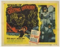 5b104 CREEPING UNKNOWN TC 1956 Val Guest's Quatermass Xperiment, Hammer horror, wacky monster!