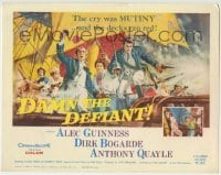 5b113 DAMN THE DEFIANT TC 1962 Alec Guinness & Dirk Bogarde facing a bloody mutiny!