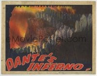 5b622 DANTE'S INFERNO LC 1935 wild image of shrouded figures descending to Hell in dream sequence!