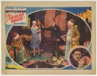 5b632 DESERT BRIDE LC 1928 Allan Forrest wearing fez stops Betty Compson from attacking man!