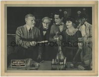 5b639 DIAMOND QUEEN chapter 18 LC 1921 c/u of Eileen Sedgwick in laboratory with four men, serial!