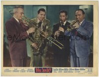 5b644 DISC JOCKEY LC #6 1951 great image of Tommy Dorsey playing trombone with three others!